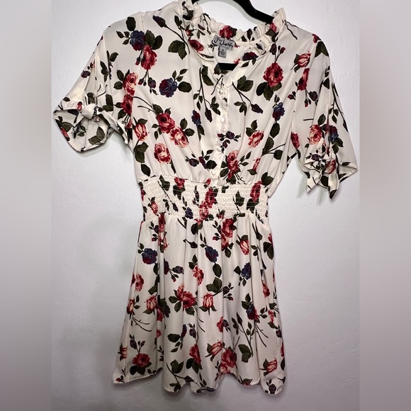 Haut Femme J For Justify Imprimé Floral Avec Chaîne Dorée - Taille M, Décolleté Halter - Occasion Très Bon état